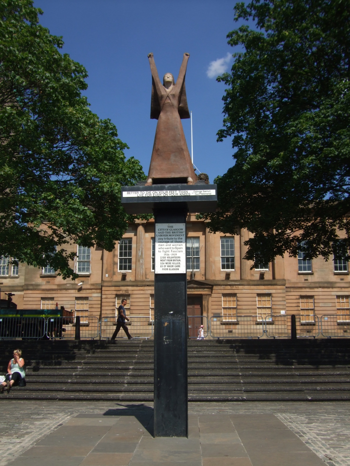 La Pasionaria Dolores Ibarruri War Memorials Online